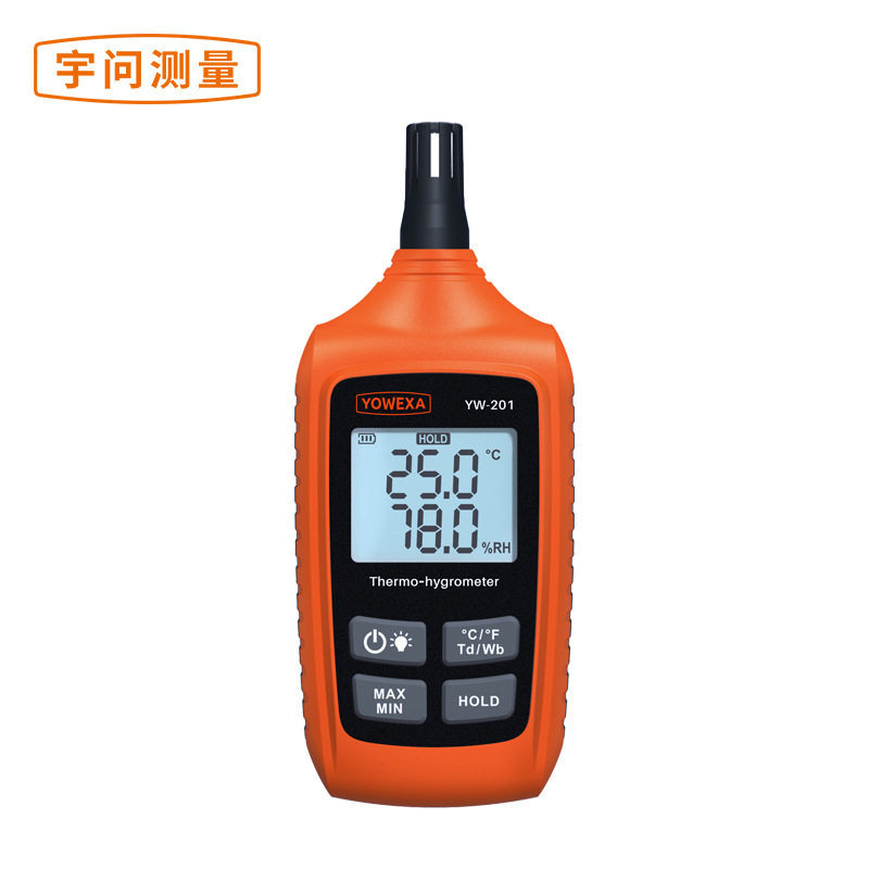 宇问YW-201 数显温湿度计 手持工业级温湿度