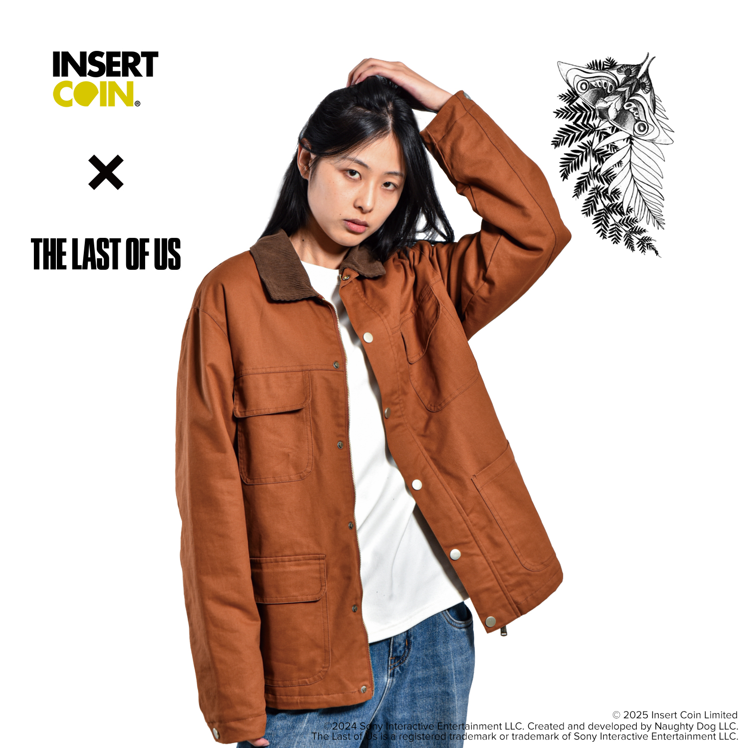 最后生还者乔尔夹克 INSERT COIN 索尼PS游戏周边正版授权