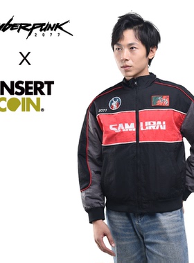 赛博朋克2077武侍夹克 INSERT COIN CDPR游戏周边正版授权