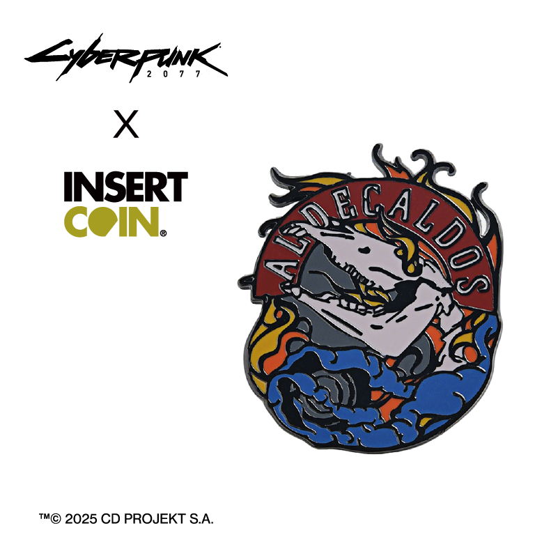 赛博朋克2077阿德卡多徽章INSERT COIN CDPR游戏周边正版授权