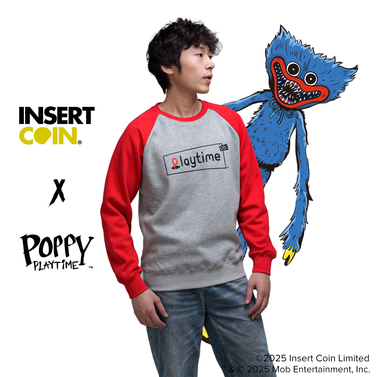 波比的游戏时间卫衣 INSERT COIN 游戏周边正版授权图片