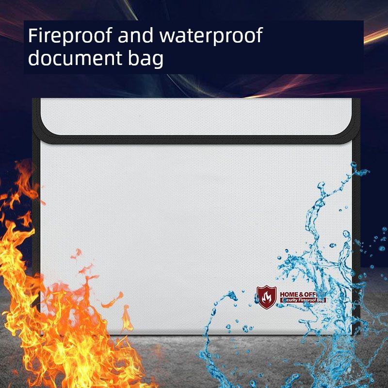 工业级防火文件袋-IPX6 防水A1级阻燃工业级房本证件现金档案袋