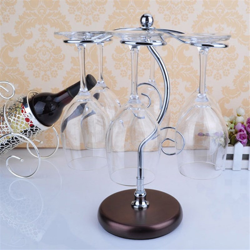 包邮欧式红酒架挂杯架时尚酒杯架酒具酒托倒挂杯架创意悬挂吊酒杯