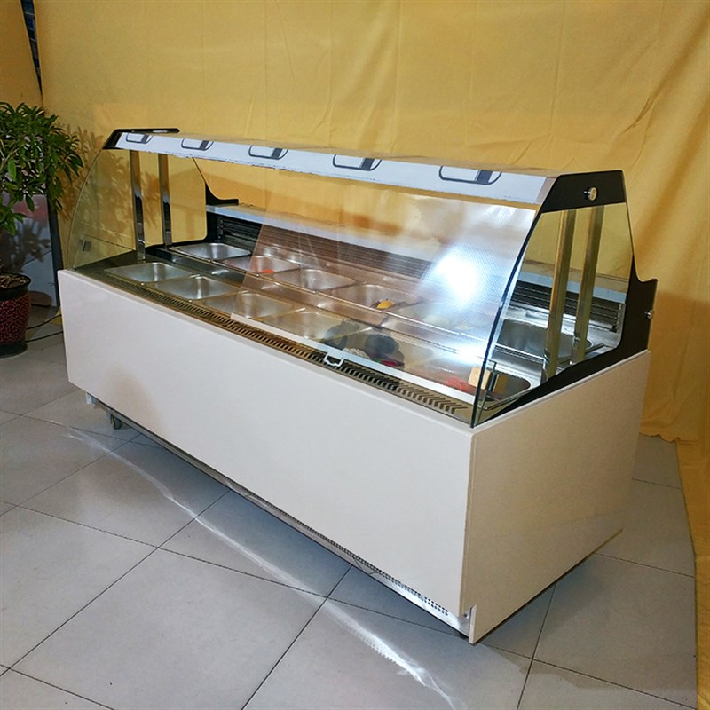 冷锅藤椒串串展示柜开心猫钵钵鸡熟食冷藏卤菜商用冰柜风冷保鲜柜