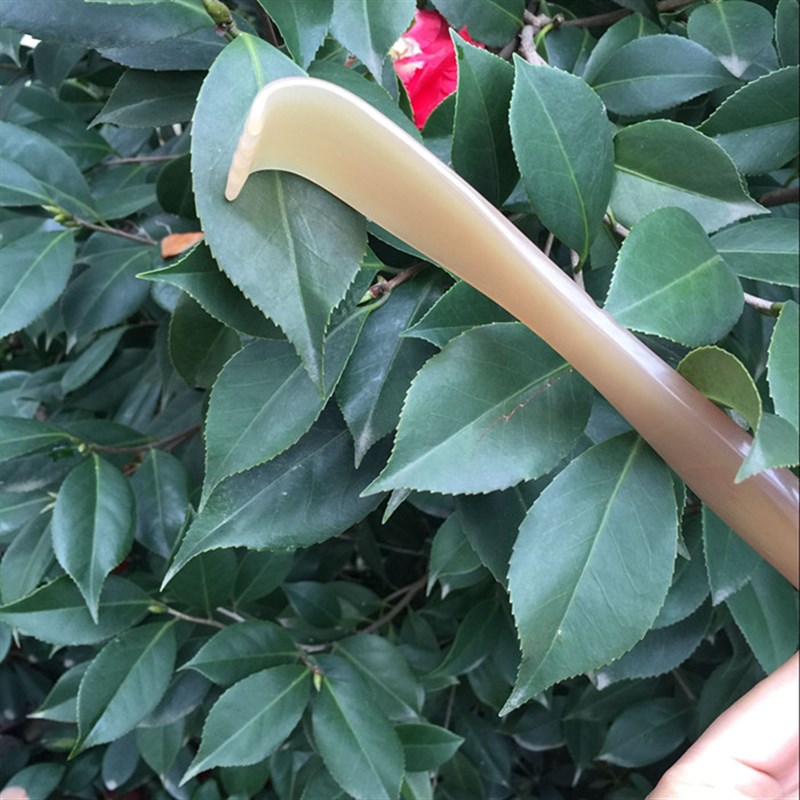 纯天然白水牛角加长大号痒痒挠 不求人 背部颈椎点穴棒