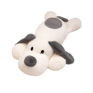 可爱白色趴趴狗公仔娃娃毛绒玩具男女款睡觉抱枕床上大号玩偶枕头