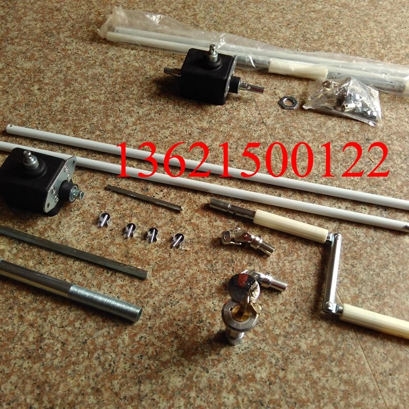 管状电机电动卷帘门车库门电机双向穿墙摇杆停电手摇杆万向手摇杆