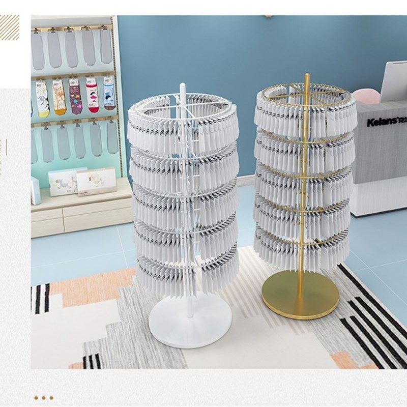 袜子挂架内衣展示架落地架手机套配件圆形金属架饰品店小商品挂钩