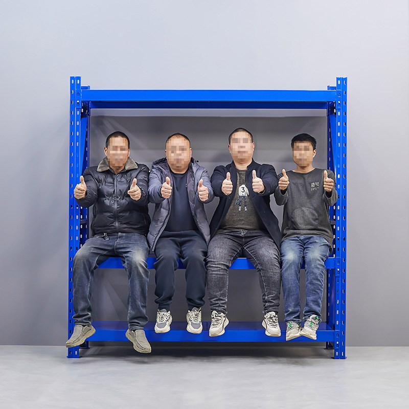 仓库仓储货架置物架四层展示架加厚地下室家用储物架货物铁架