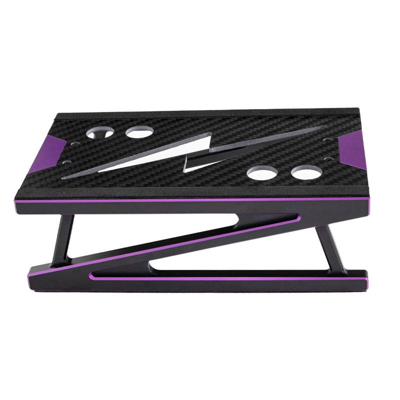 1:10 1:8平跑漂移房车模型车修车台调车台展示架维修台铝合金展示