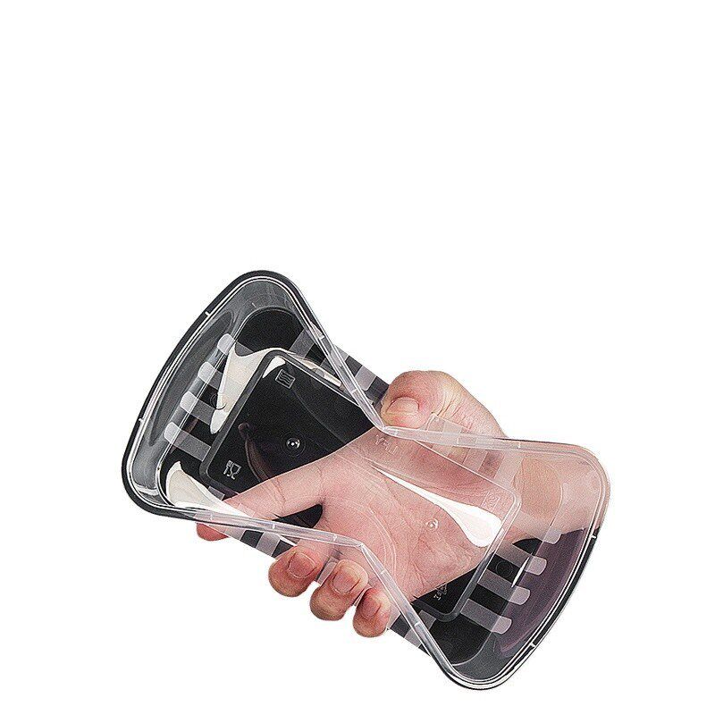 一次性餐盒长方形加厚带盖透明烧腊盒商用外卖餐饮便当水果打包盒