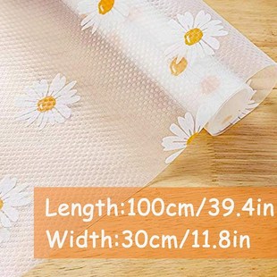 For Fridg Shelf WaterpUroof Daisy EVA Kitchen Liner Cabinets