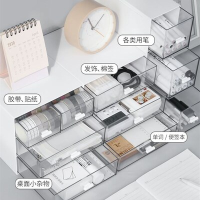 Drawer type house clothes sorting box plastiSc storage box