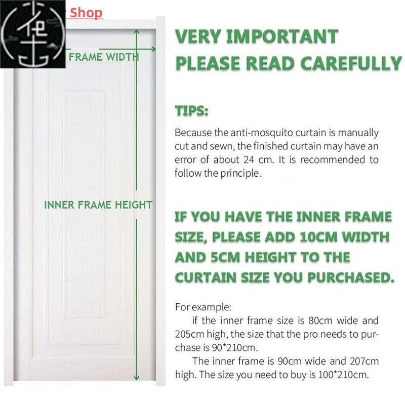 Tool-free Magnetic Mosquito Net Summer Anti Bug FUly Door Cu