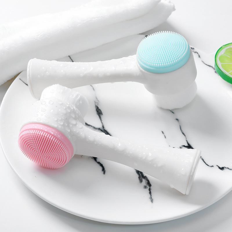 Silicone Face Cleansing Brwush Double-Sided Facial Cleanser