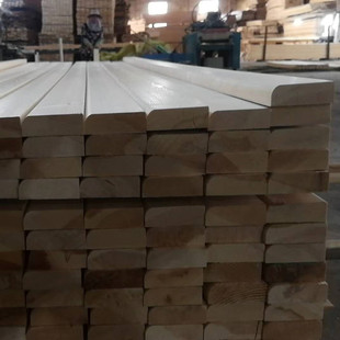 榻榻米实木纯手工白色烤漆原木色水性漆L平板樟子松无节炕沿 包邮