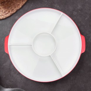 密胺仿瓷小龙虾大咖盘创意海鲜拼盘盛宴锅商用盘子饭店专用摆盘