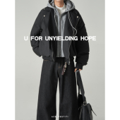 ACE 外套夹克百搭休闲棉服 男士 VESTITI 极简设计感假两件棉衣冬季