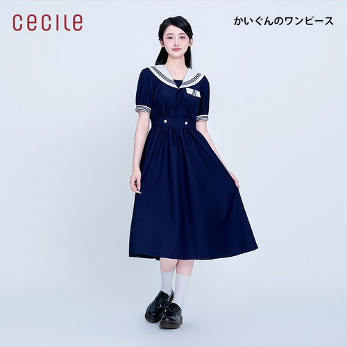 C牌学院风日系连衣裙夏季新款