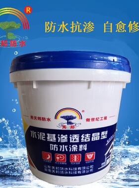 水泥基渗透结晶型防水涂料桥梁隧道大坝机场跑道混W凝土基面防水