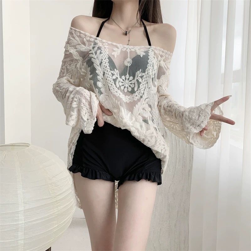 2025新款百搭时尚泳衣女度假风泳装套I装宽松透气遮肉显瘦沙滩罩,运动/瑜伽/健身/球迷用品,分体泳衣,淘宝优惠券,粉丝福利购,淘宝优惠卷