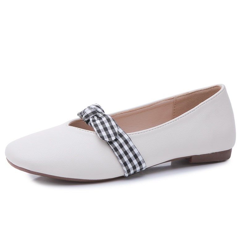 春秋冬季a新款韩版百搭平底加绒豆豆鞋女温柔鞋仙女单鞋女奶奶棉,女鞋,浅口单鞋,淘宝优惠券,粉丝福利购,淘宝优惠卷