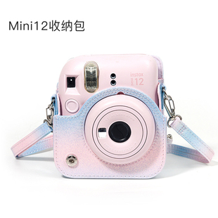 适用拍立得mini12保护套富士mini12收纳包迷你12相机包可爱配件斜挎挂绳包女生2025新款