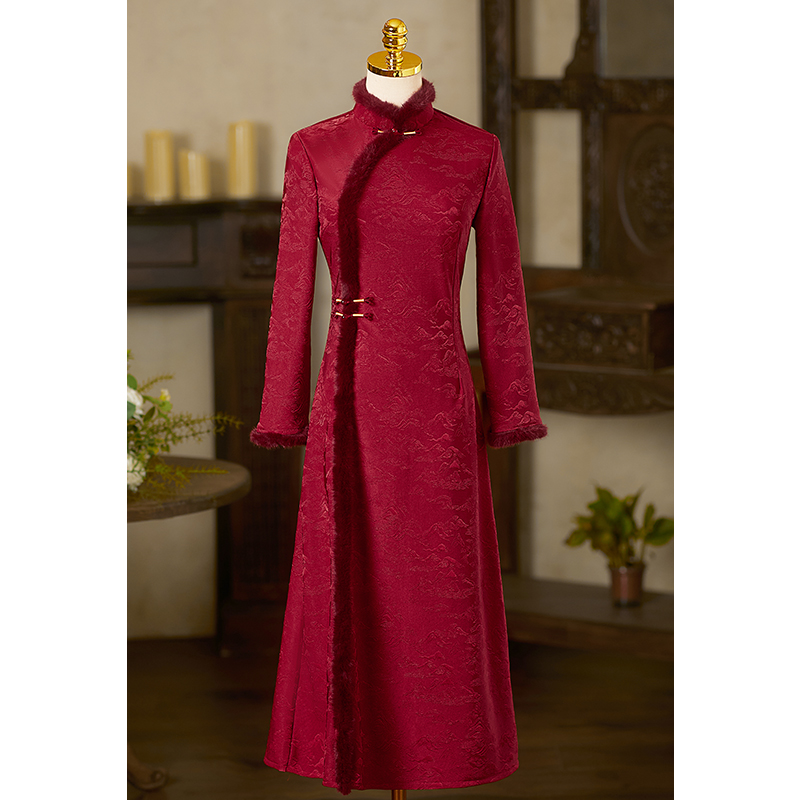 12月份喜婆婆婚宴装2025新中式