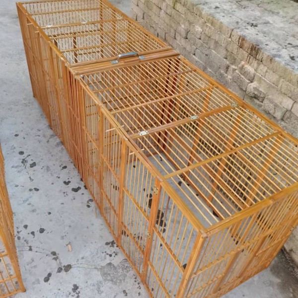 画眉笼子鸟笼飞笼手工折叠跳笼跑笼攻笼打笼锻炼笼携带方便鸟用笼