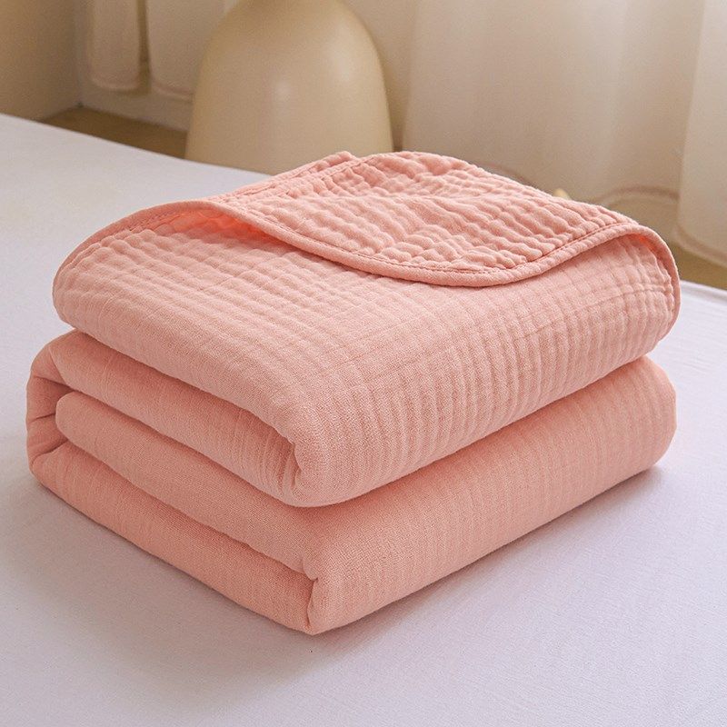 A类全棉泡泡纱布毛o巾被儿童婴儿午睡午休盖毯小被子纯色毯子,床上用品,休闲毯/毛毯/绒毯,淘宝优惠券,粉丝福利购,淘宝优惠卷
