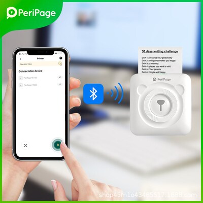 [分包]爱立熊PeriPageA6 6卷纸9卷纸迷你热敏标签图片迷你打印机