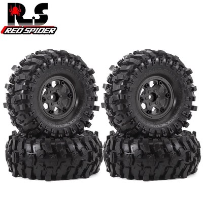 RS红蜘蛛1/10攀爬胎TRAXXAS易控AXIAL 瑞泰SCX10 非洲狮+轮毂R155