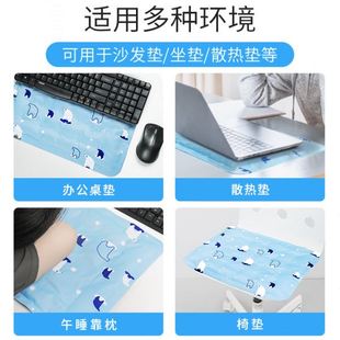 降温免注水凝胶冰袋冰凉席 BG54夏天冰垫坐垫凉垫汽车水垫夏季