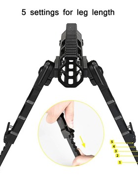 V9分体脚架 Mlok脚架黑色 铝合金材质M-LOK V9 分体脚架