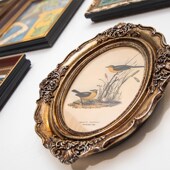 美式 饰 沙发背景墙餐厅装 客厅轻奢感复古照片墙 相框墙组合