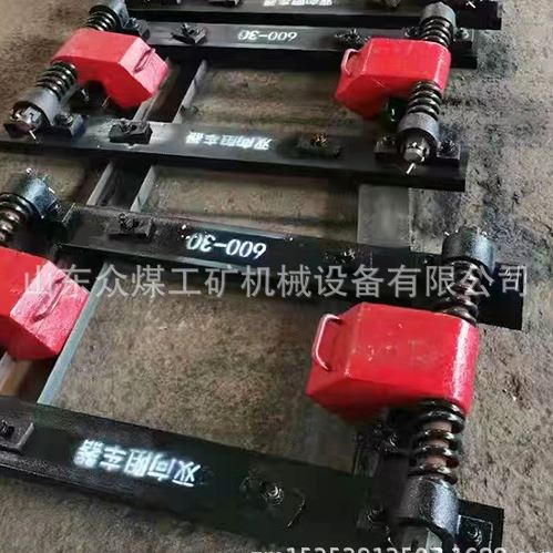 矿车钢轨阻车器 双轨气动抱轨式阻车器 30kg轨弹簧缓冲手动阻车器