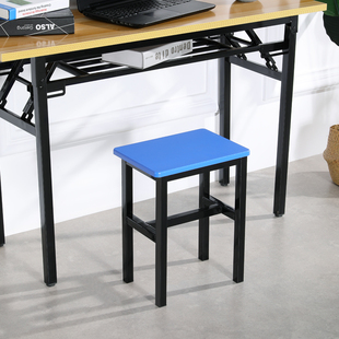 方管凳小铁方凳培训钢管凳铁凳椅子工厂操作工凳