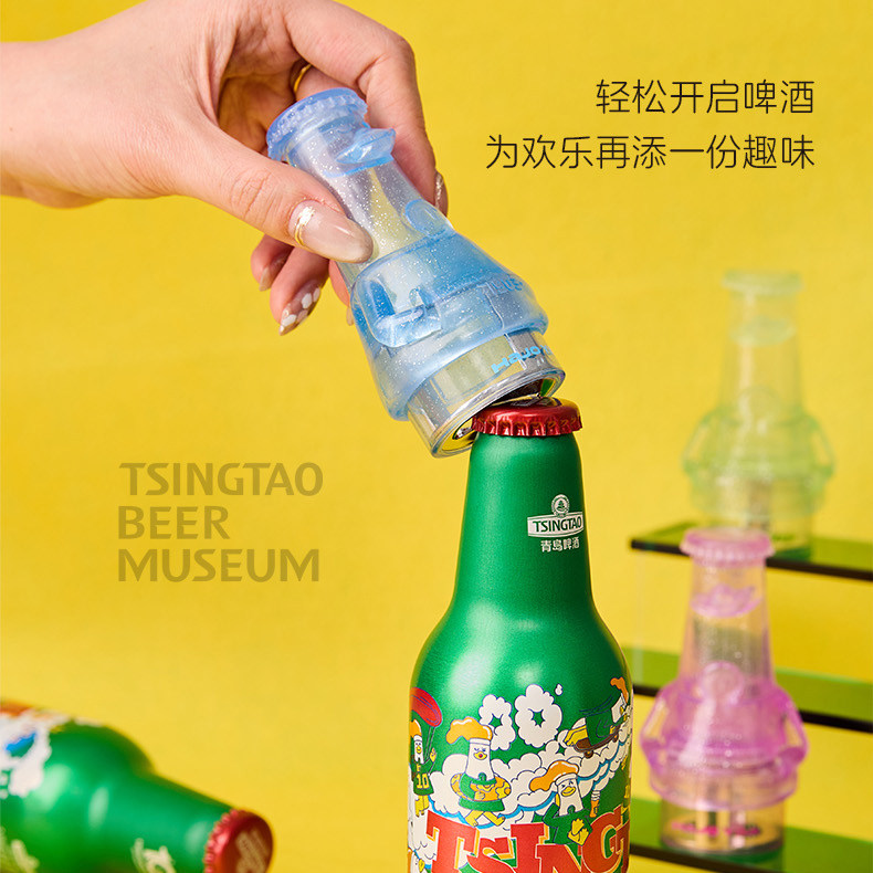 青岛啤酒博物馆文创纪念品Hajo Yaa哈酒鸭立体开瓶启瓶器开酒瓶起