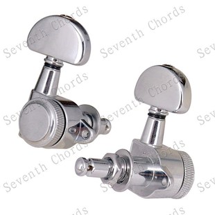 直角位带锁弦吉他弦钮扭 後弦锁木电吉他琴弦钮旋钮弦轴上弦器