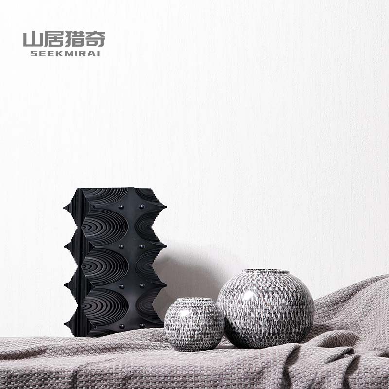 复古陶罐瓶 客厅台面插干器样板房家居装饰 圆瓶,家居饰品,花瓶,淘宝优惠券,粉丝福利购,淘宝优惠卷