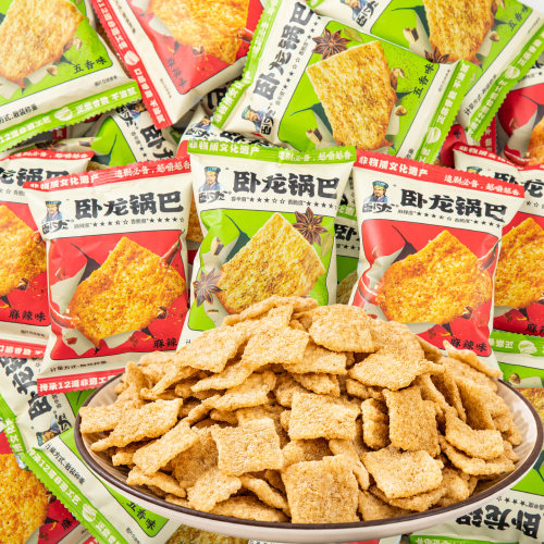 卧龙锅巴零食休闲小吃食品