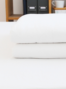 水洗棉纯b白色纯棉被套单件被罩全棉宿舍单人褥套被单150x200x180