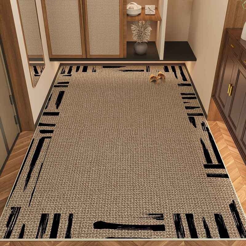 入户门地垫日式仿剑麻地毯门垫进门大H门口玄关脚垫客厅地毯可裁,居家布艺,入户地垫,淘宝优惠券,粉丝福利购,淘宝优惠卷
