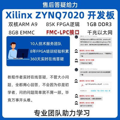 小梅哥ZYNQFPGA开发板7020 484管脚Xilinx 教学板ARM LinuxAC820