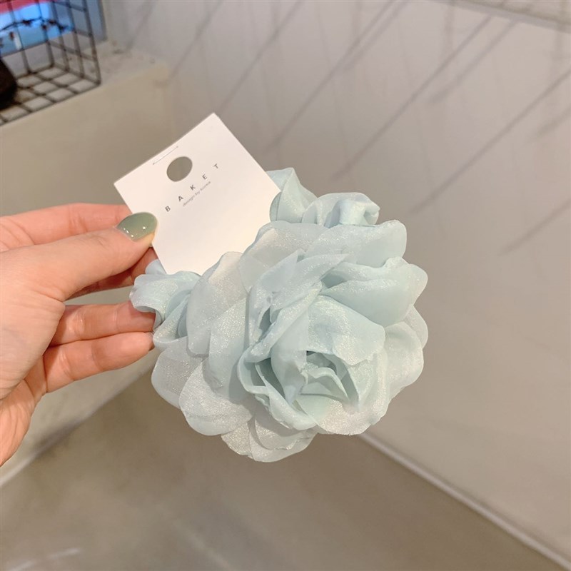 17mart发饰法式气质网纱大肠圈头绳温柔简约扎马尾发圈发绳