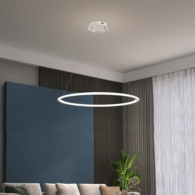 卧室吊灯北欧简约现代2023年新款大气创意吧台办公室极简餐厅吊灯