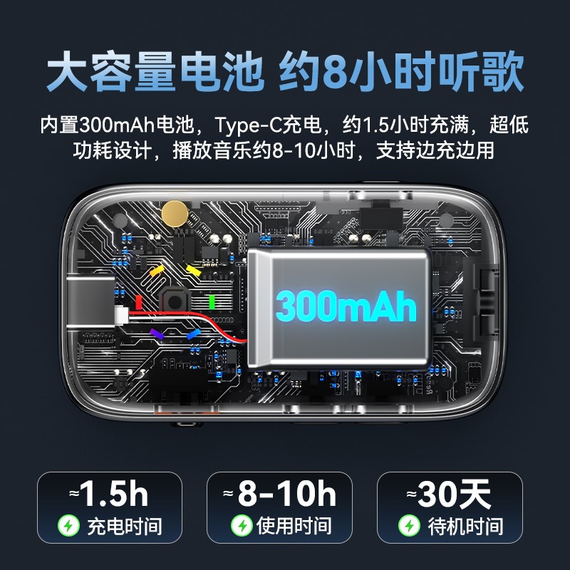 5.4蓝牙接收器aux车载音响箱音频线3.5转无线耳机适配器模块