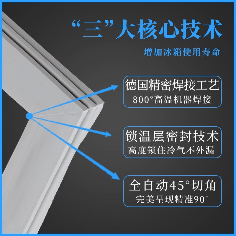 卡萨帝冰箱密封条门胶条适用磁性门封条吸力磁条原厂配件万能通用,大家电,冰箱配件,淘宝优惠券,粉丝福利购,淘宝优惠卷