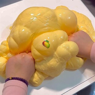 新品 巨筋抱抱奶假水起泡胶厚实泡泡奶大桶史莱姆解压玩具高颜值