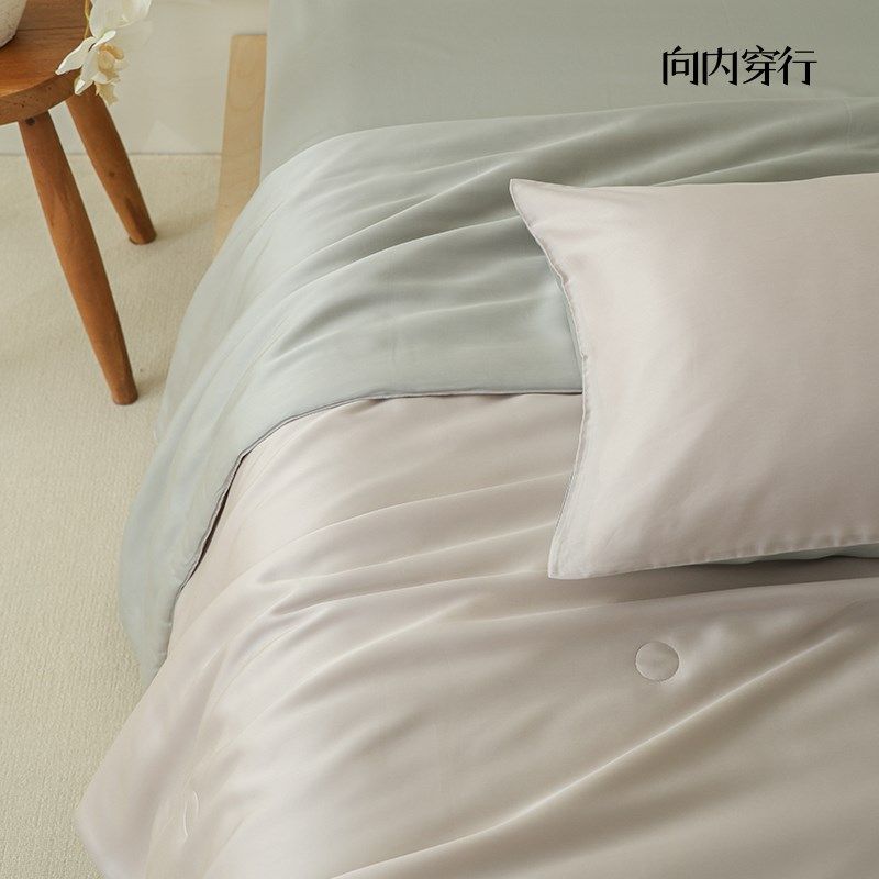 向内穿行60支天丝夏被四件套夏季双面莱赛尔大豆空调被子夏凉被芯,床上用品,化纤被,淘宝优惠券,粉丝福利购,淘宝优惠卷
